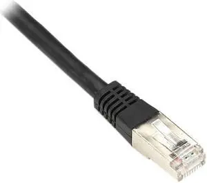 CAT6 250-MHz Shielded, Stranded Cable SSTP (PIMF), PVC, Black, 5-ft. (