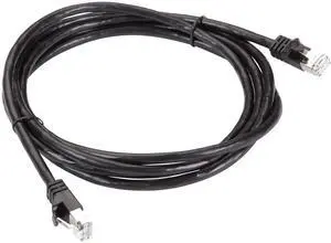 BLACK BOX CAT6APC-007-BK CAT6A 500-MHZ STRANDED ETHERNET PATCH CABLE - UNSHIELDED (UTP), CM PVC, SLIMLINE