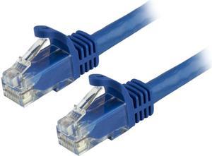 StarTech.com N6PATCH1BL 1ft Blue Cat6 Patch Cable with Snagless RJ45 Connectors - Short Ethernet Cable - 1 ft Cat 6 UTP Cable