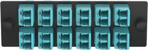 Panduit Opticom 10Gig FAP12WAQDLCZ Duplex Multimode Fiber Optic Patch Panel