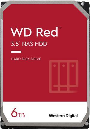 WD Red 6TB NAS Internal Hard Drive - 5400 RPM Class, SATA 6Gb/s, SMR, 256MB Cache, 3.5" - WD60EFAX