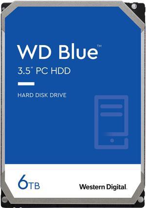 WD Blue 6TB Desktop Hard Disk Drive  5400 RPM SATA 6Gbs 256MB Cache 35 Inch  WD60EZAZ