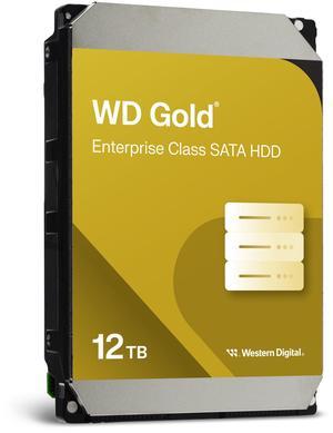 WD Gold 12TB Enterprise Class Hard Disk Drive - 7200 RPM Class SATA 6Gb/s 512MB Cache 3.5 Inch - WD122KRYZ