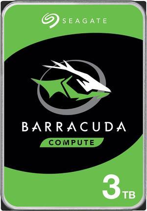 Seagate BarraCuda ST3000DM007 3TB 5400 RPM 256MB Cache SATA 6.0Gb/s 3.5" Hard Drives