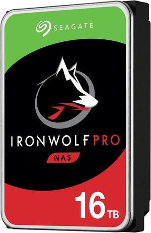 Seagate IronWolf Pro ST16000NE000 16TB 7200 RPM 256MB Cache SATA 6.0Gb/s CMR 3.5 Inch Internal Hard Drive for RAID, NAS
