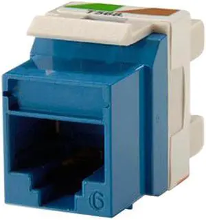 Ortronics Blue Cat6 Keystone Jack