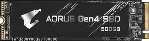 GIGABYTE AORUS Gen4 M.2 2280 500GB PCI-Express 4.0 x4, NVMe 1.3 3D TLC Internal Solid State Drive (SSD) GP-AG4500G