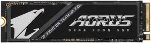 GIGABYTE AORUS Gen4 7300 SSD 1TB (w/o heat spreader) PCIe 4.0 NVMe M.2 Internal Solid State Drive with Read Speed Up to 7300MB/s, Write Speed Up to 6000MB/s, AG4731TB N