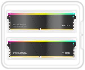 V-Color 32GB (16 x 2GB) DDR4 3200 (PC4 25600) Desktop memory Model TL416G32S816CSPKWK