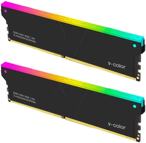 V-Color 32GB (2 x 16GB) DDR4 3200 (PC4 25600) Desktop memory Model TL416G32S822CSPKWK V-Color 32GB (2 x 16GB) DDR4 3200 (PC4 25600) Desktop memory Model TL416G32S822CSPKWK