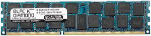 Black Diamond Memory 8GB 240-Pin DDR3 SDRAM DDR3 1066 (PC3 8500) ECC Registered System Specific Memory Model BD8G1066MTR16HP