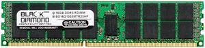 Black Diamond Memory 16GB DDR3 1333 (PC3 10600) ECC Registered System Specific Memory Model BD16G1333MTR23HP