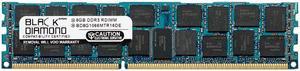 Black Diamond Memory 8GB 240-Pin DDR3 SDRAM DDR3 1066 (PC3 8500) ECC Registered System Specific Memory Model BD8G1066MTR16DE