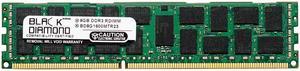 Black Diamond Memory 8GB 240-Pin DDR3 SDRAM DDR3 1866 (PC3 14900) ECC Registered System Specific Memory Model BD8G1866MTR23DE