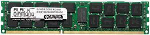 Black Diamond Memory 16GB DDR3 1600 (PC3 12800) ECC Registered System Specific Memory Model BD16G1600MTR26DE