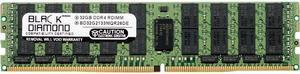 Black Diamond Memory 32GB 288-Pin DDR4 SDRAM DDR4 2133 (PC4 17000) ECC Registered System Specific Memory Model BD32G2133MQR26DE