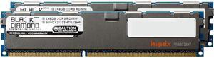 Black Diamond Memory 16GB (2 x 8GB) DDR3 1333 (PC3 10600) ECC Registered System Specific Memory Model BD8GX21333MTR23HPA