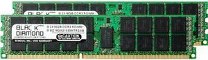 Black Diamond Memory 32GB (2 x 16GB) DDR3 1333 (PC3 10600) ECC Registered System Specific Memory Model BD16GX21333MTR23IB