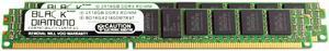 Black Diamond Memory VLP 32GB (2 x 16GB) 240-Pin DDR3 SDRAM DDR3 1600 (PC3 12800) ECC Registered System Specific Memory Model BD16GX21600MTR97IB