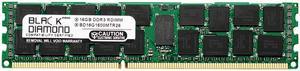 Black Diamond Server Memory 16GB 240-Pin DDR3 SDRAM ECC Registered DDR3 1600 (PC3 12800) Model BD16G1600MTR26