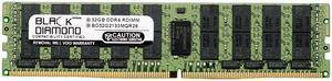 Black Diamond Memory 32GB ECC Registered DDR4 2133 (PC4 17000) Server Memory Model BD32G2133MQR26
