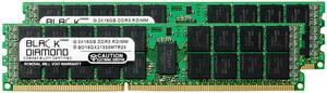 Black Diamond Server Memory 32GB (2 x 16GB) 240-Pin DDR3 SDRAM ECC Registered DDR3 1333 (PC3 10600) Model BD16GX21333MTR23