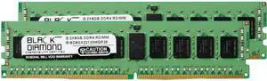 Black Diamond Memory 16GB (2 x 8GB) ECC Registered DDR4 2133 (PC4 17000) Server Memory Model BD8GX22133MQR26