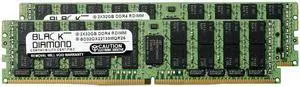 Black Diamond Memory 64GB (2 x 32GB) ECC Registered DDR4 2133 (PC4 17000) Server Memory Model BD32GX22133MQR26