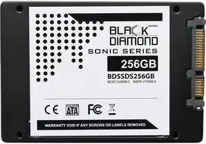 Black Diamond Memory Sonic Series BDSSDS256G 2.5" 256GB SATA III Internal Solid State Drive