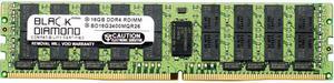 Black Diamond Memory 16GB ECC Registered DDR4 2400 (PC4 19200) Server Memory Model BD16G2400MQR26