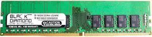 Black Diamond Memory 16GB ECC Unbuffered DDR4 2133 (PC4 17000) Server Memory Model BD16G2133MQE25