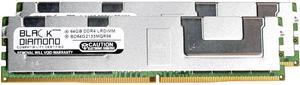 Black Diamond Memory 128GB (2 x 64GB) ECC Registered DDR4 2133 (PC4 17000) Server Memory Model BD64GX22133MQR96