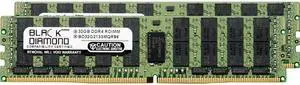 Black Diamond Memory 64GB (2 x 32GB) ECC Registered DDR4 2133 (PC4 17000) Server Memory Model BD32GX22133MQR96