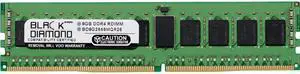 Black Diamond Memory 8GB ECC Registered DDR4 2666 (PC4 21300) Server Memory Model BD8G2666MQR26