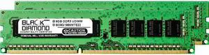 Black Diamond Memory 16GB (2 x 8GB) ECC DDR3 1866 (PC3 14900) Server Memory Model BD8GX21866MTE22