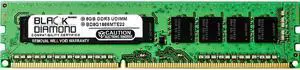 Black Diamond Memory 8GB ECC DDR3 1866 (PC3 14900) Server Memory Model BD8G1866MTE22