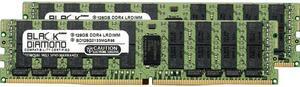 Black Diamond Memory 256GB (2 x 128GB) ECC Registered DDR4 2133 (PC4 17000) Server Memory Model BD128GX22133MQR96