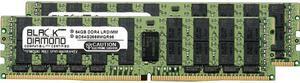 Black Diamond Memory 128GB (2 x 64GB) ECC Registered DDR4 2666 (PC4 21300) Server Memory Model BD64GX22666MQR96