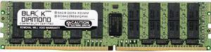 Black Diamond Memory 64GB ECC Registered DDR4 2933 (PC4 23400) Server Memory Model BD64G2933MQR96