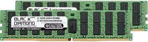 Black Diamond Memory 32GB (2 x 16GB) ECC Registered DDR4 2933 (PC4 23400) Server Memory Model BD16GX22933MQR26