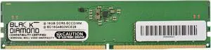 Black Diamond 16GB (2Rx8) DDR5 4800 ECC Memory  BD16G4800MCE28