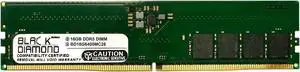 Black Diamond Memory 16GB (2 x 8GB) DDR5 6400 288-pin Memory  BD16G6400MC28