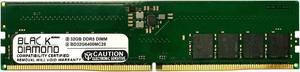 Black Diamond 32GB (2Rx8) DDR5 6400 Memory  BD32G6400MC28