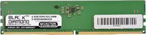 Black Diamond 8GB (2Rx8) DDR5 4800 ECC Memory  BD8G4800MCE25