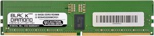 Black Diamond 64GB (2Rx8) DDR5 5200 ECC REG Memory  BD64G5200MCR31