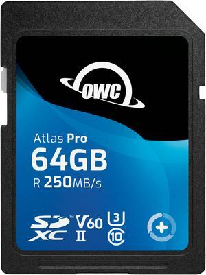 OWC Atlas Pro UHS-II memory card 64GB SDXC Memory flash memory Model OWCSDV60P0064