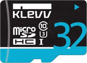 KLEVV Premium MicroSD SDHC Class 10 UHS-I U3 32GB, Black, U032GUC3U14-B, read speed: up to 97MB/s, latest SDA 3.0