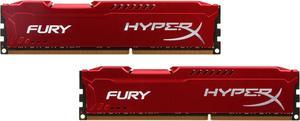 HyperX FURY 16GB (2 x 8GB) DDR3 1333 (PC3 10600) Desktop Memory Model HX313C9FRK2/16