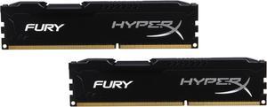 HyperX FURY 8GB (2 x 4GB) DDR3 1600 (PC3 12800) Desktop Memory Model HX316C10FBK2/8