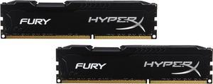 HyperX FURY 16GB (2 x 8GB) DDR3 1866 Desktop Memory Model HX318C10FBK2/16